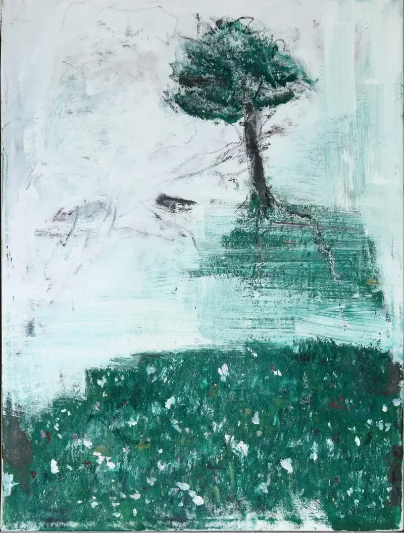 Opium, an oil painting