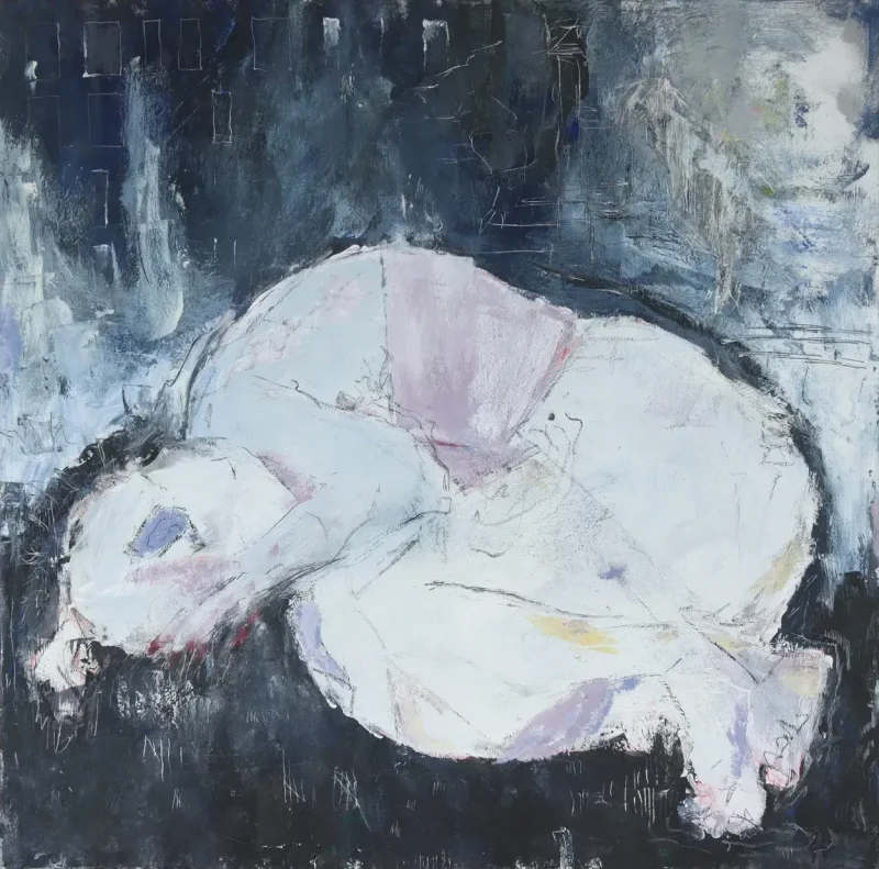 The reprisal of subterranean desires, an oil painting